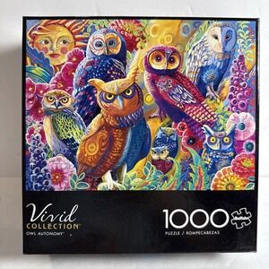 Owl Autonomy 1000 Piece jigsaw Puzzle Colorful Buffalo vivid collection Puzzles
